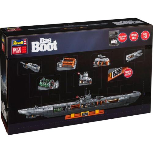 REVELL U-BOAT DAS BOOT BRICK SYSTEM MOD. 960 EAN 4009803009605