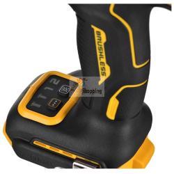 Avvitatore a impulsi a batteria DeWalt DCF923N-XJ da 3/8", 2500 giri/min, 3550 colpi/min, solo, 18 V agli ioni di litio.    