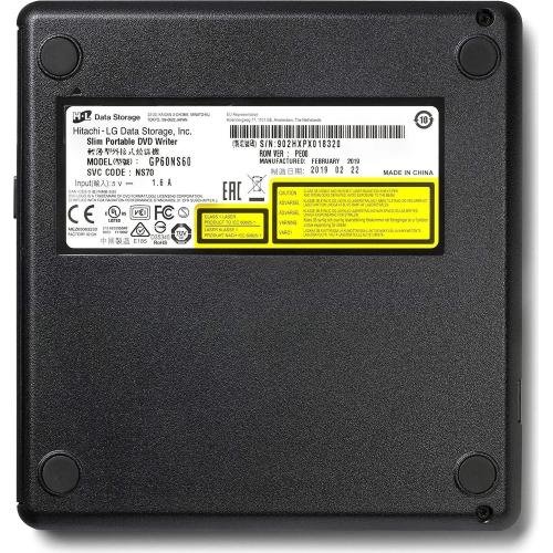 Hitachi LG DVD/RW GP60NS60 Silver Retail mod. GP60NS60.AUAE12S