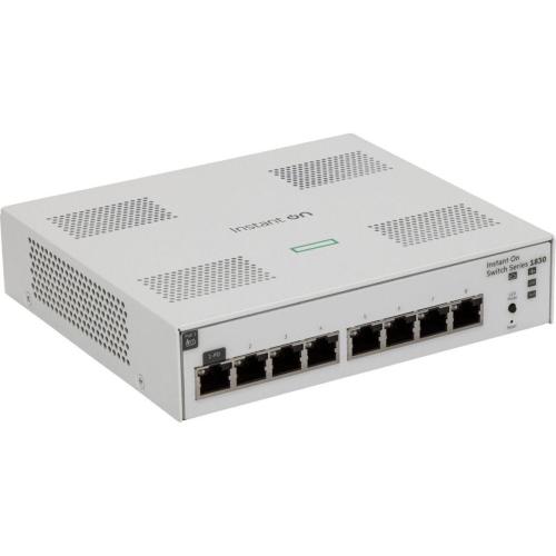 HPE NETWORKING INSTANT ON 1830 SWITCH 8P GIGABIT MOD. JL810A#ABB EAN 0190017523545