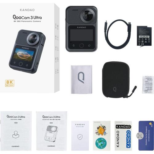KANDAO QOOCAM 3 ULTRA 360Â° ACTION CAMERA MOD. QCM0812 EAN 6972805230873