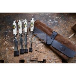 KIRSCHEN SET SCALPELLI 4 PZ. CUSTODIA DI PELLE 10-16-20-26 MOD. 1151002 EAN 4016649151115