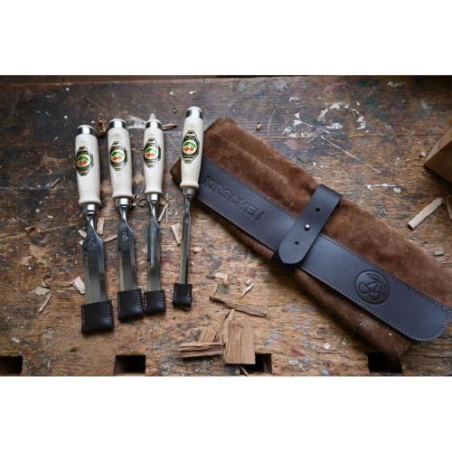 KIRSCHEN SET SCALPELLI 4 PZ. CUSTODIA DI PELLE 10-16-20-26 MOD. 1151002 EAN 4016649151115