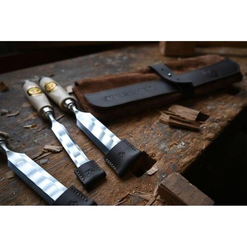 KIRSCHEN SET SCALPELLI 4 PZ. CUSTODIA DI PELLE 10-16-20-26 MOD. 1151002 EAN 4016649151115