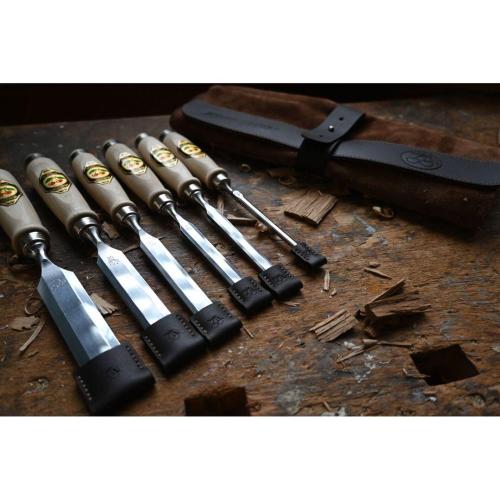 KIRSCHEN SET SCALPELLI 6 PZ. CUSTODIA PELLE 6-10-12-16-20-26 MOD. 1171002 EAN 4016649171014