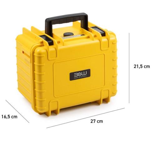 B&W DRONE.CASE PP.66 GIALLO PER DJI MINI 5 MOD. PP.66.Y.MINI5 EAN 4031541768292