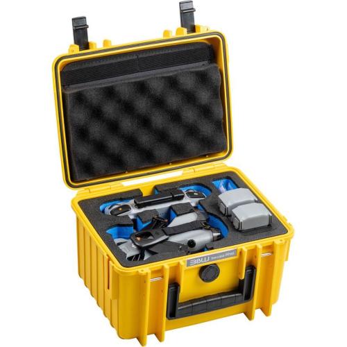 B&W DRONE.CASE PP.66 GIALLO PER DJI MINI 5 MOD. PP.66.Y.MINI5 EAN 4031541768292