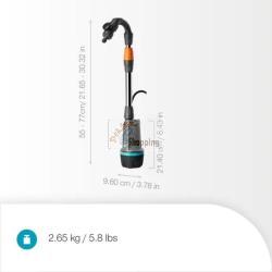 GARDENA 2400 COMFORT-AUTOMATIC AKKU-REGENFASSPUMPE 18V MOD. 14605-20 EAN 4066407028074