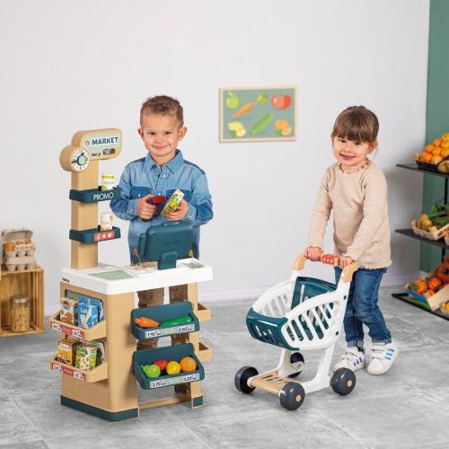 SMOBY SUPERMERCATO CON CARRELLO DELLA SPESA MODEL. 2023 MOD. 350238 EAN 3032163502388