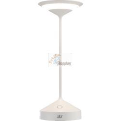 AB+ BY ABERT TEMPO LAMPADA DA TAVOLO PORTAT. BIANCO MOD. 9101317001 EAN 8007413904361