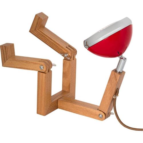 PIFFANY MR. WATTSON - MINI LAMPADA DA TAVOLO, FLASH RED MOD. MIN-SWR-FR EAN 5708311302985