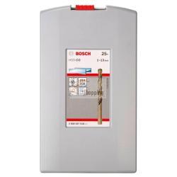 BOSCH SET PUNTE PER METAL. HSS-C CON CUSTODIA 25 PZ. 1,0-13,0 MM MOD. 2608587018 EAN 3165140689823