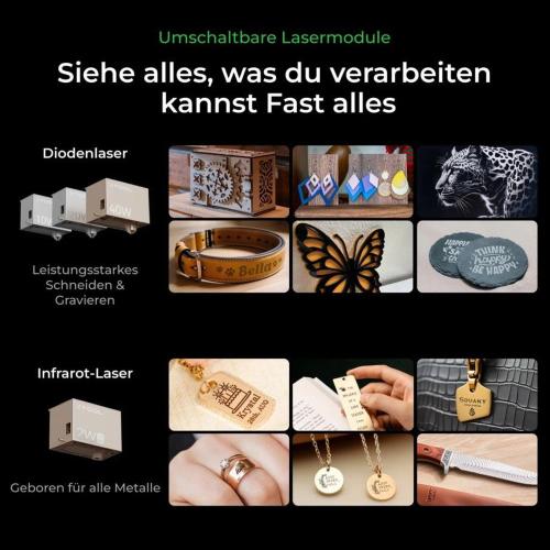 XTOOL S1 40W DARK MOD. P1030509 EAN 6928819520806