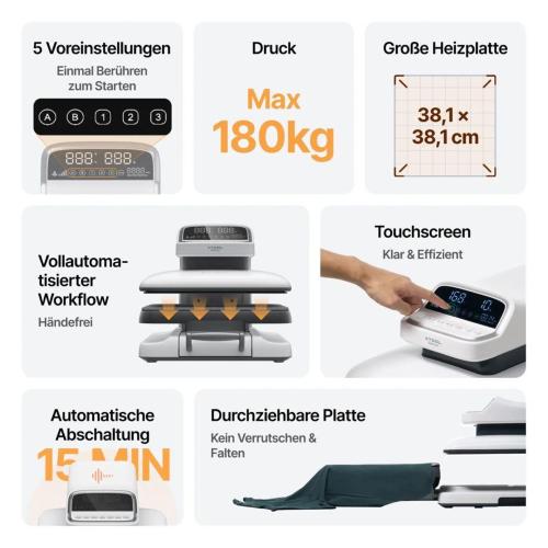 XTOOL SELECTED HP2 HEAT PRESS MOD. P0101000127 EAN 6928819533547