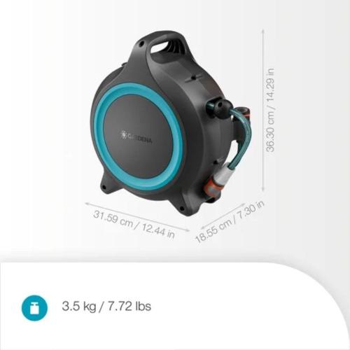 GARDENA SCHLAUCHTROMMEL MOVEMATIC 12,5M MOD. 18690-20 EAN 4066407029361