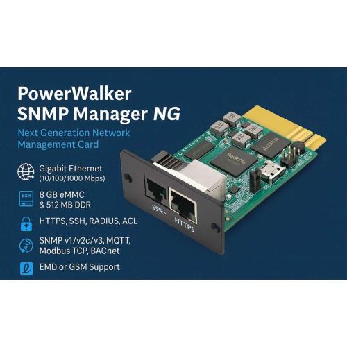 POWERWALKER SNMP MANAGER NG MOD. 10131023 EAN 4260074984958