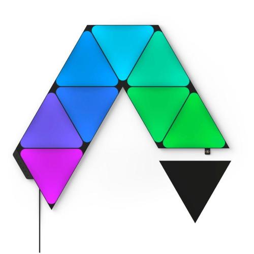 NANOLEAF SHAPES TRIANGLES ULTRA BLACK EDITION STARTER KIT - 9PK MOD. NL47-0102TW-9PK EAN 4897105331513