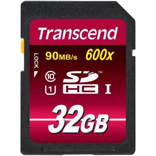 TRANSCEND SDHC 32GB CLASS10 UHS-I 600X ULTIMATE MOD. TS32GSDHC10U1 EAN 0760557822912