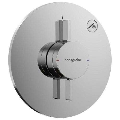 HANSGROHE DUOTURN S MISCELATORE AD INCASSO PER 1 UTENZA CROMO MOD. 75618000 EAN 4059625471227