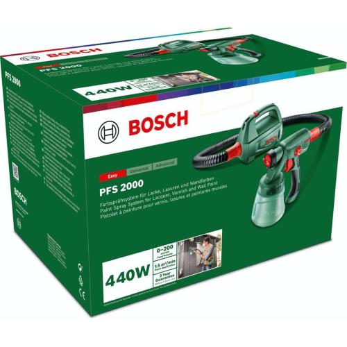 BOSCH PFS 2000 SPRITZPISTOLE MOD. 603207300 EAN 3165140801164