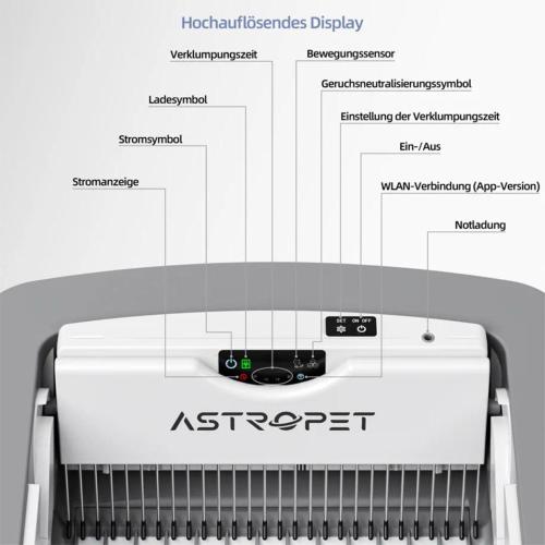 ASTROPET LETTIERA AUTOPULENTE P. GATTI CON APP HELIOS SERIES MOD. MA2-12-PRO EAN 4260715671179