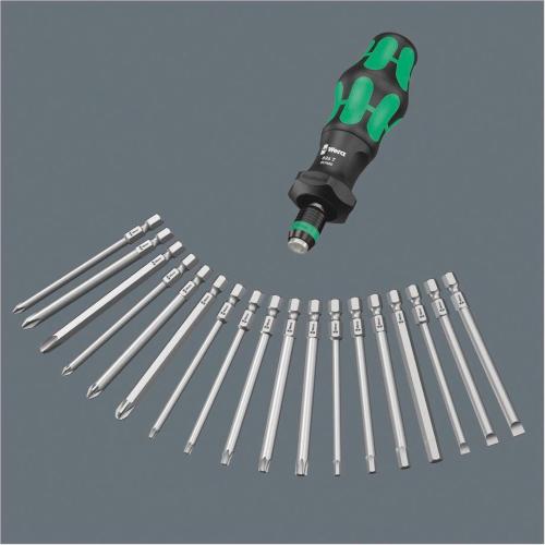 WERA KRAFTFORM COMPACT TURBO 1 ASSORTIMENTO INSERTI MOD. 5057482001 EAN 4013288214614