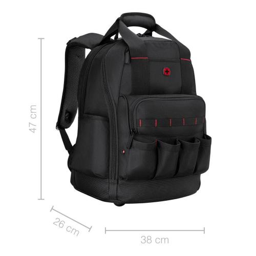 WENGER ADVANCED 16 TOOL BACKBACK BLACK MOD. 653723 EAN 7611160315731