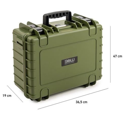 B&W DRONE.CASE PP.221 BRONZO- VERDE PER DJI MAVIC 4 PRO MOD. PP.221.BG.MAVIC4 EAN 4031541766427