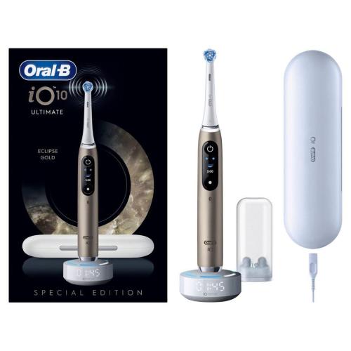 ORAL-B IO SERIES 10 ECLIPSE GOLD SPECIAL EDITION WHITE MOD. 996402 EAN 8700216996402