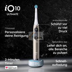 ORAL-B IO SERIES 10 ECLIPSE GOLD SPECIAL EDITION WHITE MOD. 996402 EAN 8700216996402