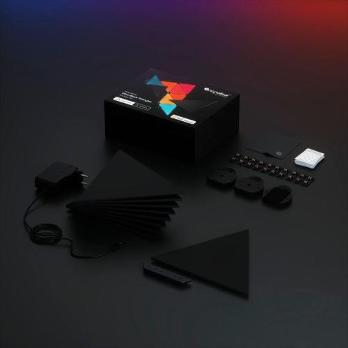 NANOLEAF SHAPES TRIANGLES ULTRA BLACK EDITION STARTER KIT - 9PK MOD. NL47-0102TW-9PK EAN 4897105331513