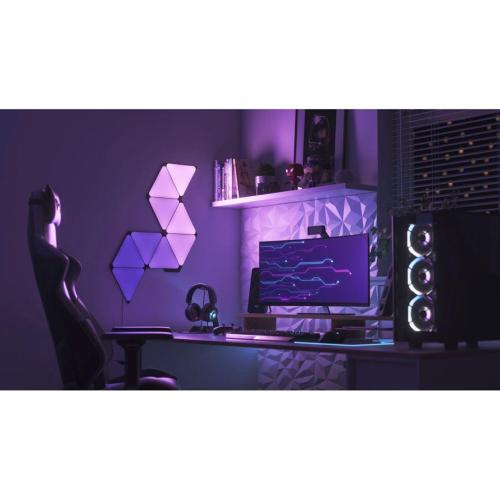 NANOLEAF SHAPES TRIANGLES ULTRA BLACK EDITION STARTER KIT - 9PK MOD. NL47-0102TW-9PK EAN 4897105331513