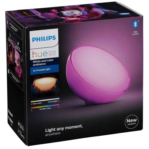 PHILIPS HUE GO LED LAMPADA BT 520LM WHITE COLOR AMBIANCE BATT. MOD. 915006000000 EAN 8718696173992