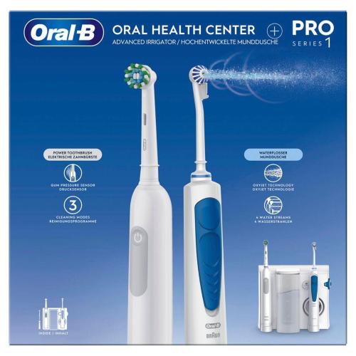 ORAL-B CENTER OXYJET IDROPULSORE + ORAL-B PRO 1 MOD. 840825 EAN 8006540840825