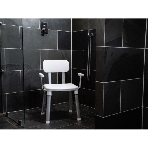 WEINBERGER SEDIA DOCCIA E BAGNO CON SCHIENALE E BRACCIOLI GRATIA MOD. 43907 EAN 4017805439078