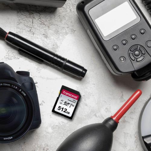 TRANSCEND SDXC 340S 512GB CLASS 10 UHS-I U3 A2 V30 MOD. TS512GSDC340S EAN 0760557856832