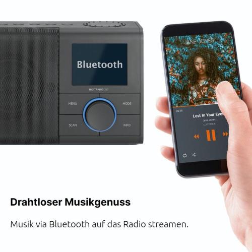 TECHNISAT DIGITRADIO 217 NERO MOD. 0000/3998 EAN 4019588039988