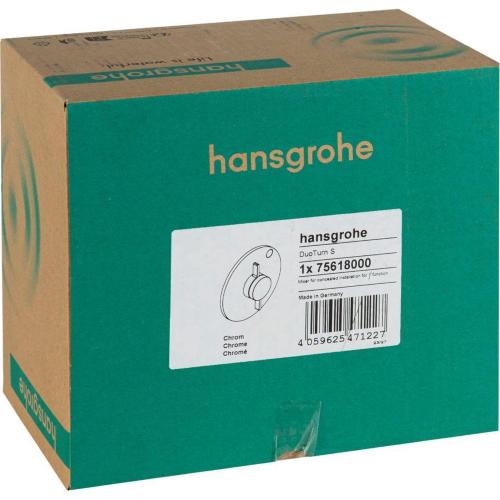 HANSGROHE DUOTURN S MISCELATORE AD INCASSO PER 1 UTENZA CROMO MOD. 75618000 EAN 4059625471227