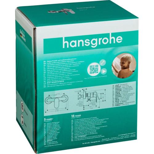 HANSGROHE REBRIS S MISCELATORE MONOCOMANDO ESTERNO CROMO MOD. 72640000 EAN 4059625401859