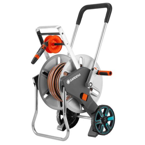 GARDENA CARRELLO AVVOLGITUBI AQUAROLL M EASY METALLO SET MOD. 18547-20 EAN 4078500045070