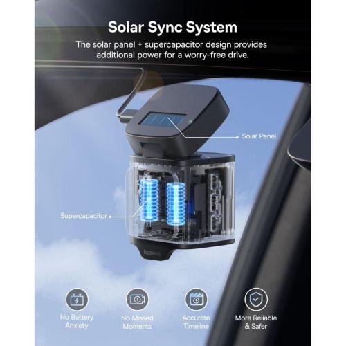 BASEUS PRIMETRIP VD1 PRO DASH CAM 4K SUPER CAPACITY, BLACK MOD. C0119804 EAN 6942521200252