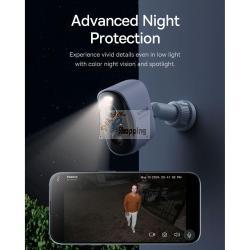 BASEUS SECURITY N1 PLUS OUTDOOR CAMERA 2K 2-CAM KIT WHITE EU MOD. S0TY002131 EAN 6932172661953