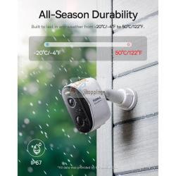 BASEUS SECURITY N1 PLUS TELECAMERA ESTERNO 2K 4-CAM KIT MOD. S0TY012131 EAN 6932172671655