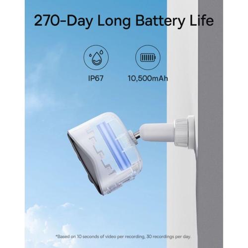 BASEUS SECURITY N1 PLUS TELECAMERA ESTERNO 2K 4-CAM KIT MOD. S0TY012131 EAN 6932172671655