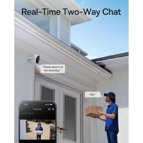 BASEUS SECURITY N1 PLUS TELECAMERA ESTERNO 2K 4-CAM KIT MOD. S0TY012131 EAN 6932172671655