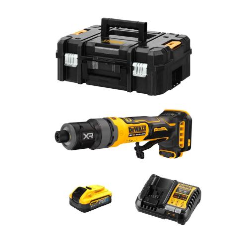 Smerigliatrice Diritta DeWALT DCG420H1T (1 x 5,0 Ah Powerstack + DCB1104 + TSTAK II)