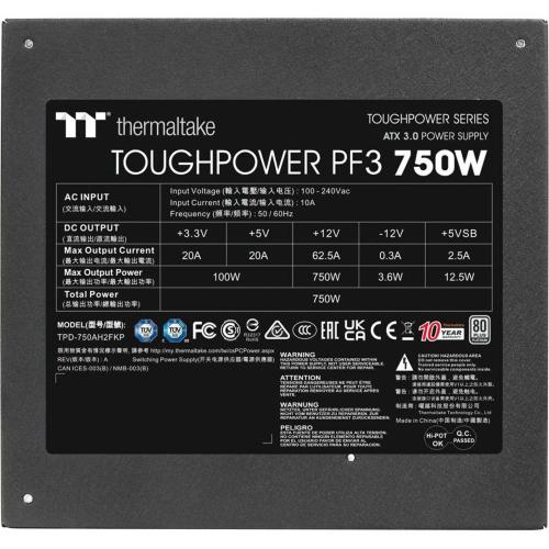 THERMALTAKE TOUGHPOWER PF3 750W GEN 5 MOD. PS-TPD-0750FNFAPE-3 EAN 4713227536455