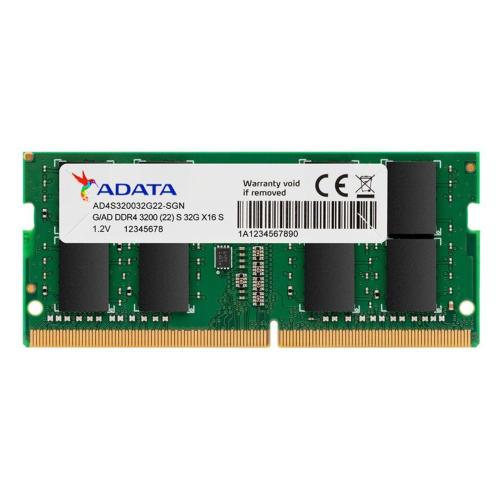 ADATA DDR4 SO-DIMM SO-DIMM 32GB CL22 AD4S320032G22-SGN MOD. AD4S320032G22-SGN EAN 4711085933539