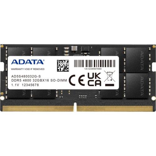 ADATA DDR5 4800 SO-DIMM 32GB AD5S480032G-S MOD. AD5S480032G-S EAN 4711085936622