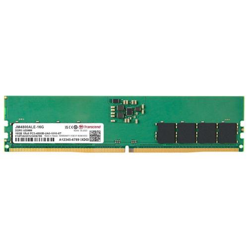 TRANSCEND JETRAM DDR5 4800 16GB U-DIMM MOD. JM4800ALE-16G EAN 0760557844389